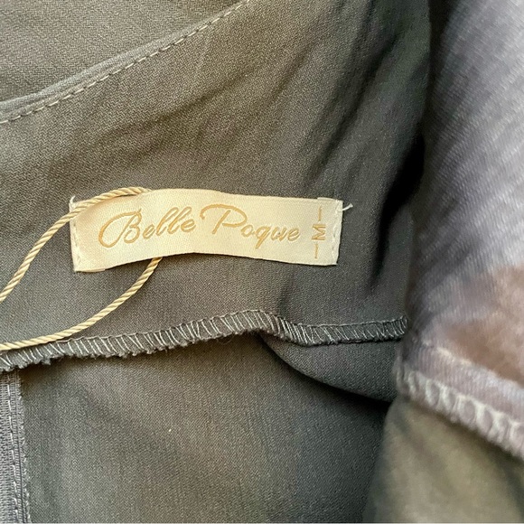 Chic One Shoulder Grey Ruched Dress Size Large - Picture 6 of 8